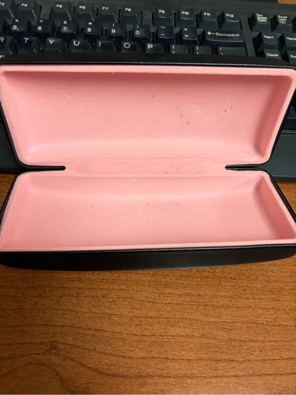 Juicy Couture Black Eyeglass Frames with Pink Case Interior